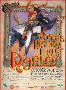 2004 Women’s National Finals Rodeo Poster