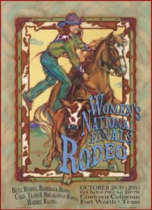 2005 Women’s National Finals Rodeo Poster