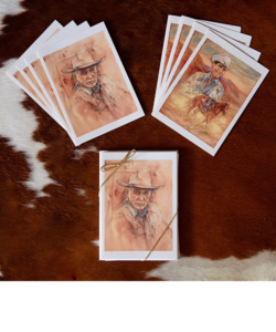 The Horsemen Set of 8 Note Cards